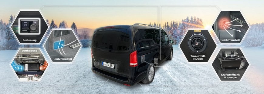 WEBASTO RANGE PLUS: STANDHEIZUNG SICHERT WÄRME IN E-TRANSPORTERN